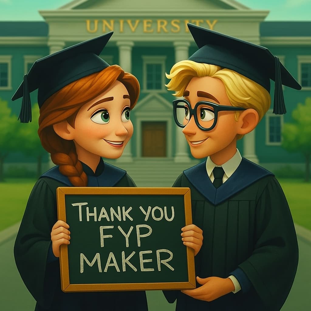 FYP maker students graduating with the good grades in Nepal